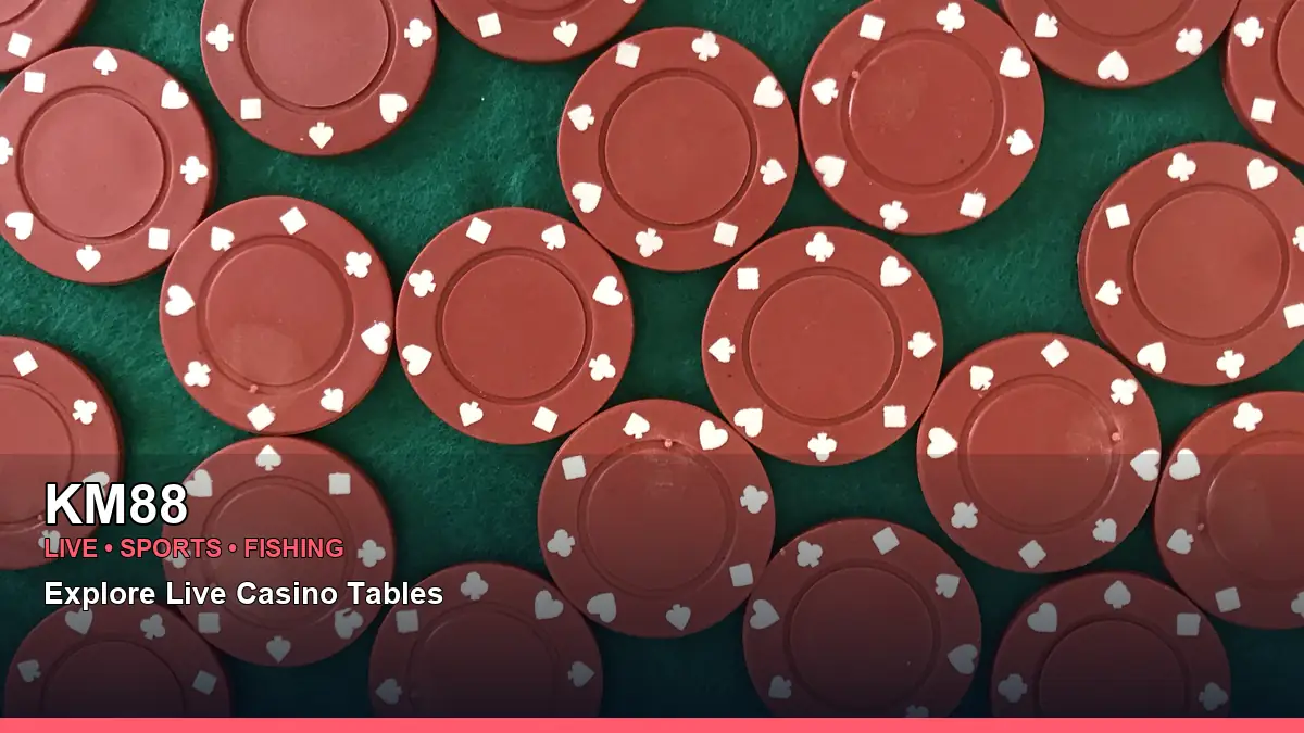 KM88 live casino tables for Philippine players